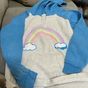 Girls rainbow hoodie